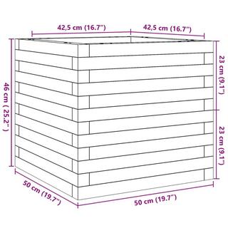 VidaXL Jardinière pinède imprégnée  