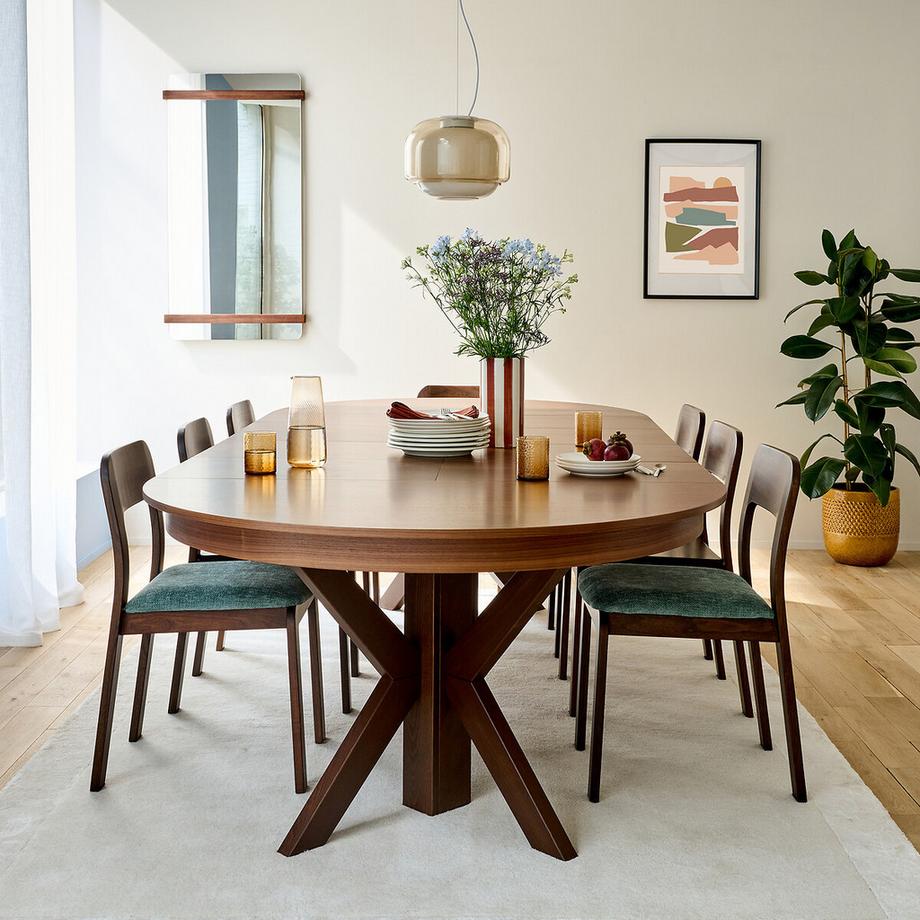 La Redoute Intérieurs Table à manger 6 à 12 couverts  