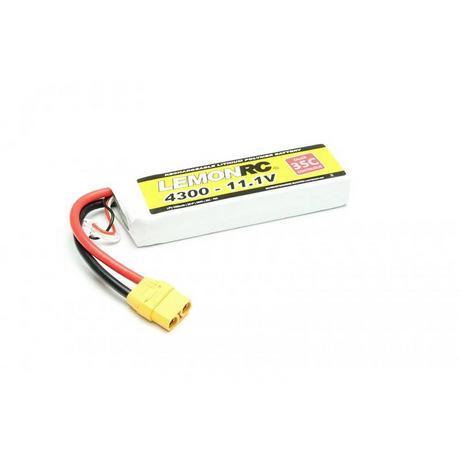 LemonRC  Modellbau-Akkupack (LiPo) 11.1 V 4300 mAh Zellen-Zahl: 3 35 C Softcase XT90 