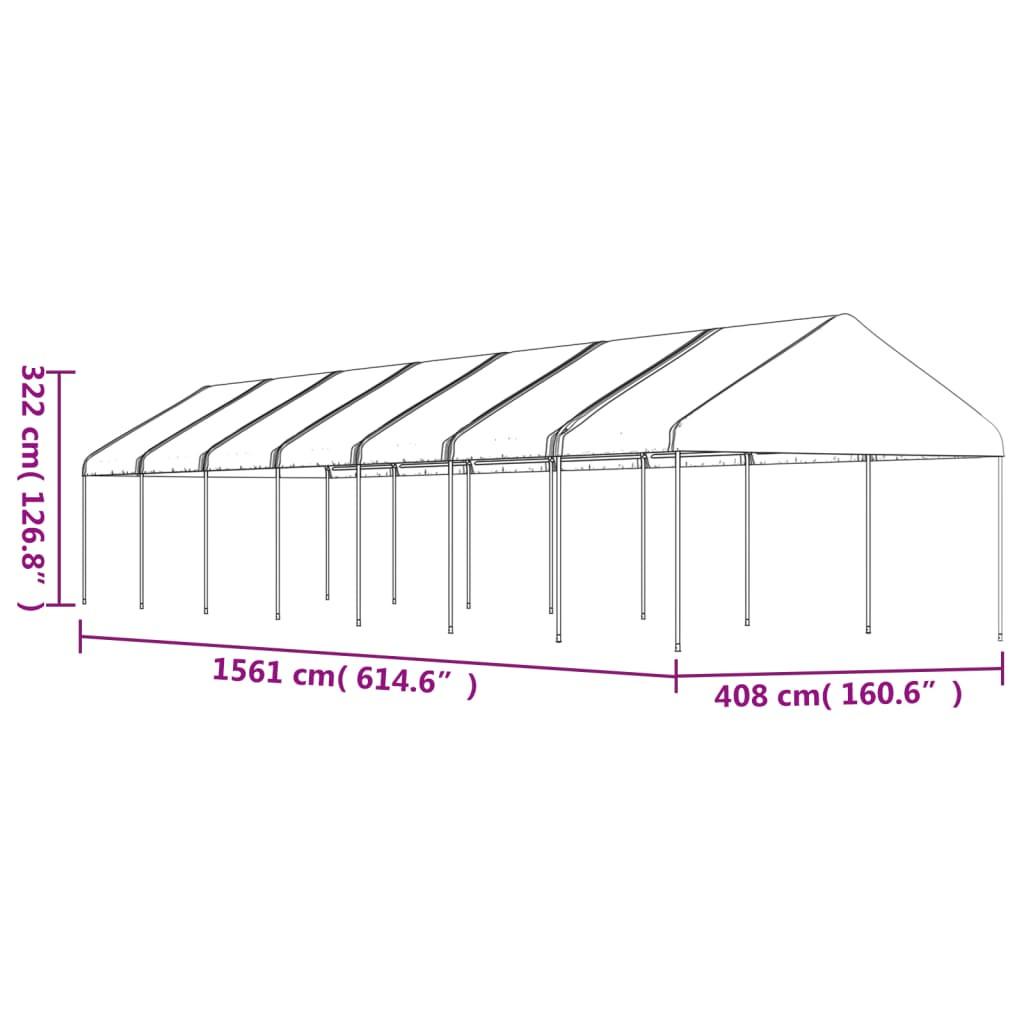 VidaXL Gazebo avec toit polyéthylène  