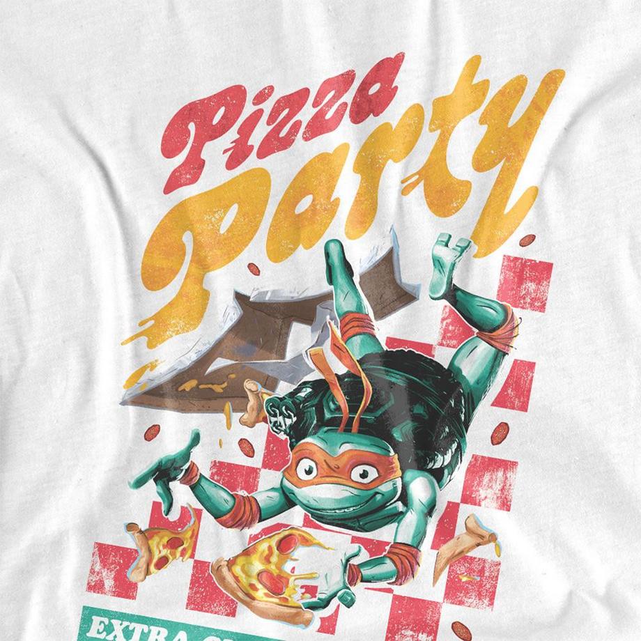 Nickelodeon  Pizza Party Maglietta Michelangelo 