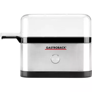 Gastroback Design Mini 3 œufs 350 W Noir, Acier inoxydable