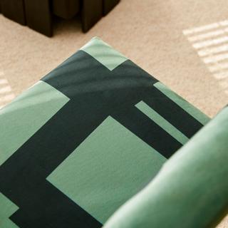 Tikamoon Poltrona francese verde Barbican  