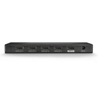 LINDY  4 Port HDMI-Splitter 3840 x 2160 Pixel Schwarz 