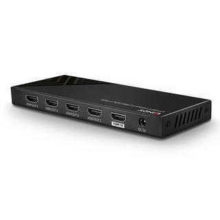 LINDY  4 Port HDMI-Splitter 3840 x 2160 Pixel Schwarz 