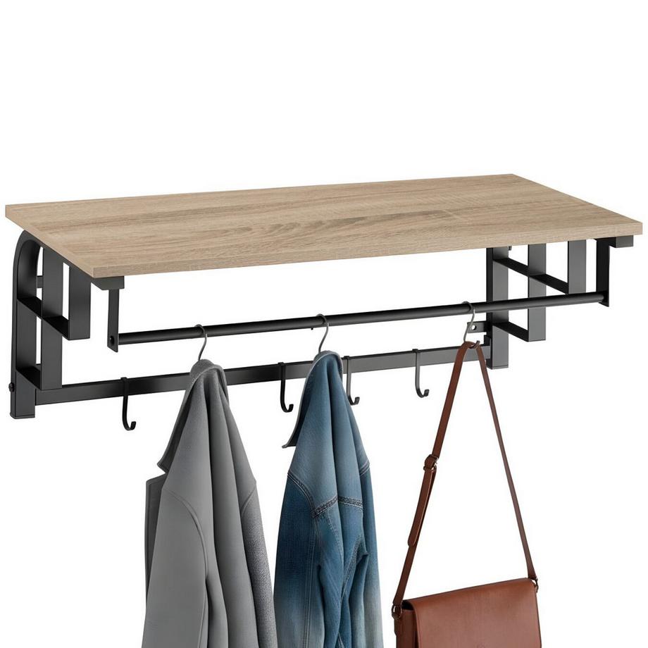 Tectake Porte-manteau à suspendre WESTWOOD style industriel  