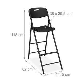 B2X Tavolo da balcone con effetto legno  