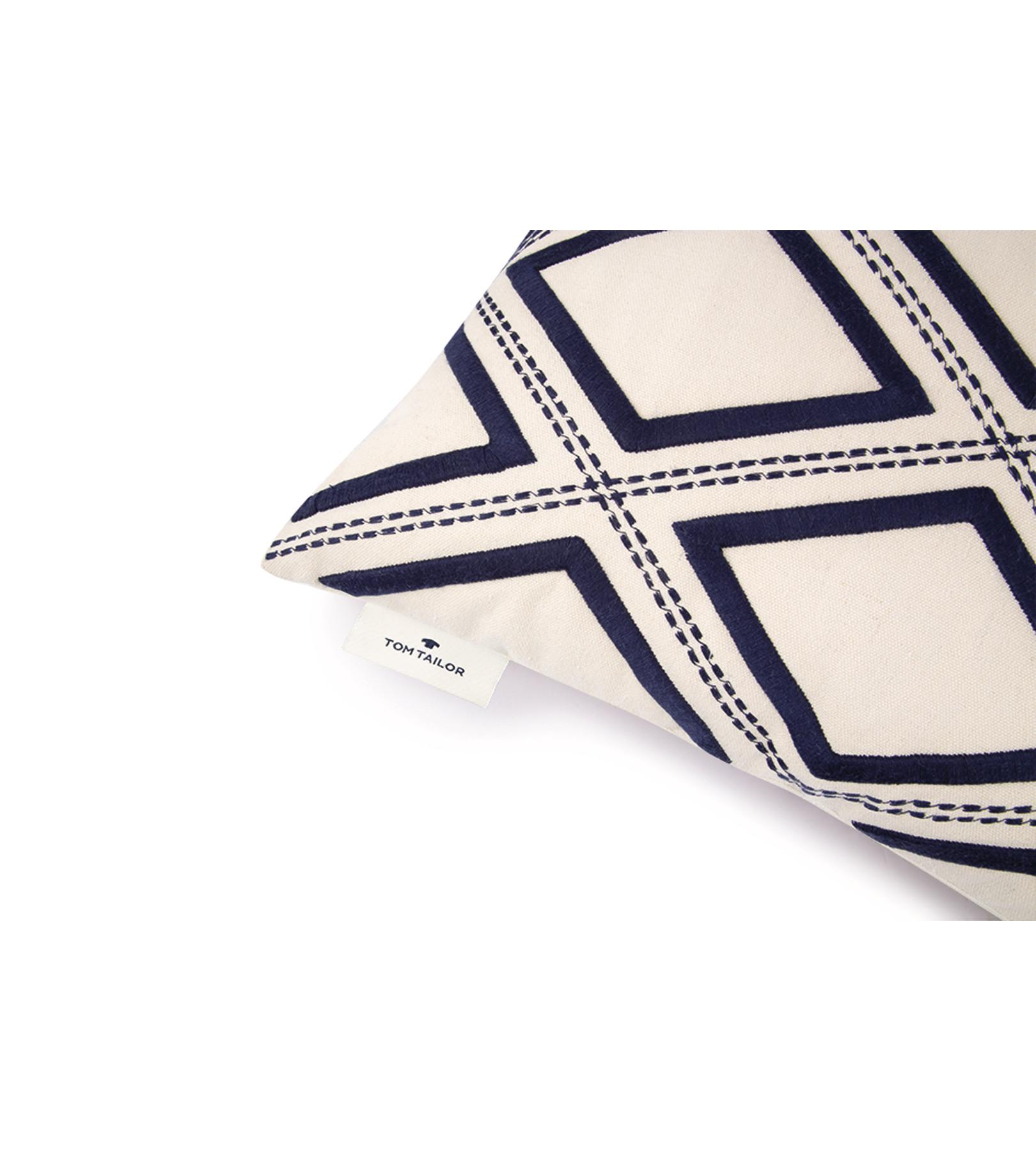 TOM TAILOR 3D Rhombus Kissenbezug  