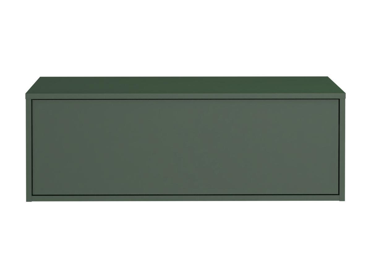 Vente-unique Mobile sotto lavabo sospeso Verde opaco 94 cm - TEANA II  