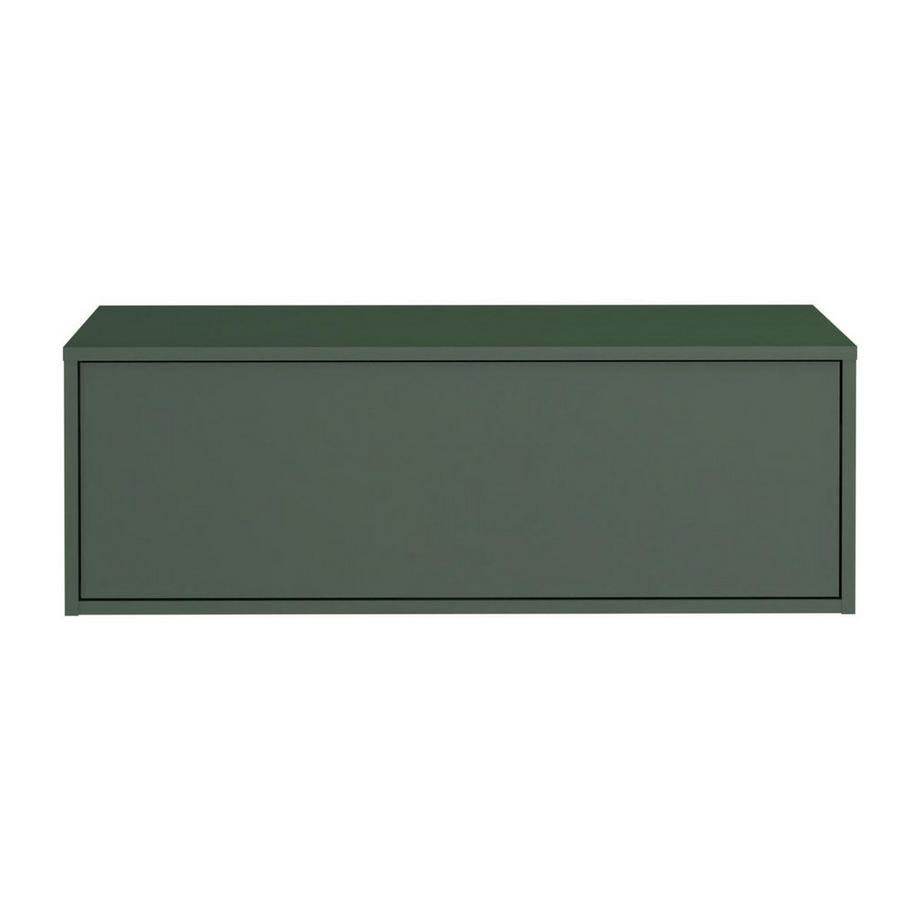 Vente-unique Mobile sotto lavabo sospeso Verde opaco 94 cm - TEANA II  