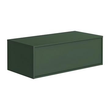 Mobile sotto lavabo sospeso Verde opaco 94 cm - TEANA II