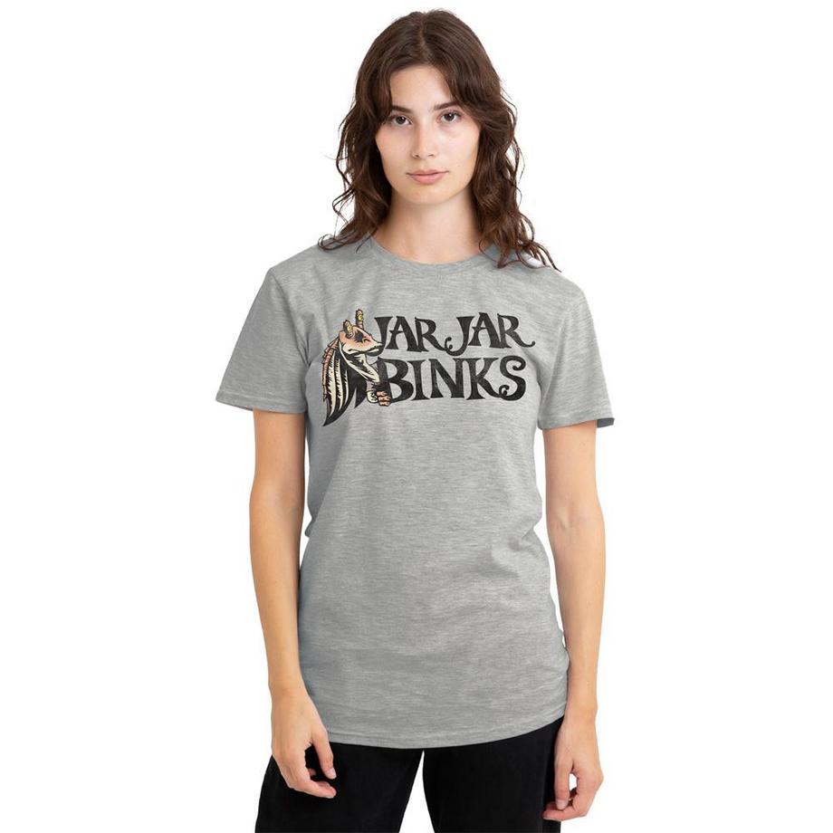 STAR WARS T-Shirt con Stampa Grafica Jar Jar Binks  