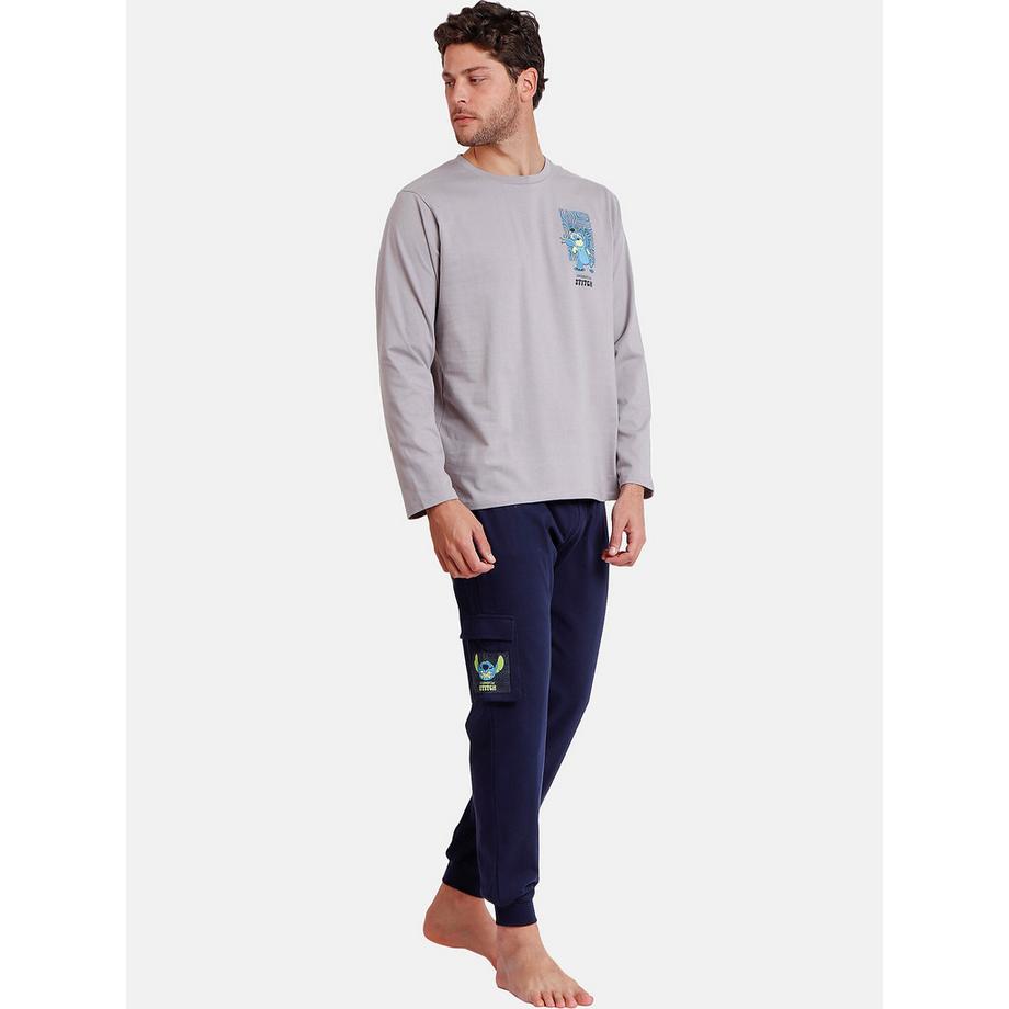 Admas Stitch 626 Langarm Top und Hose Pyjama Set  