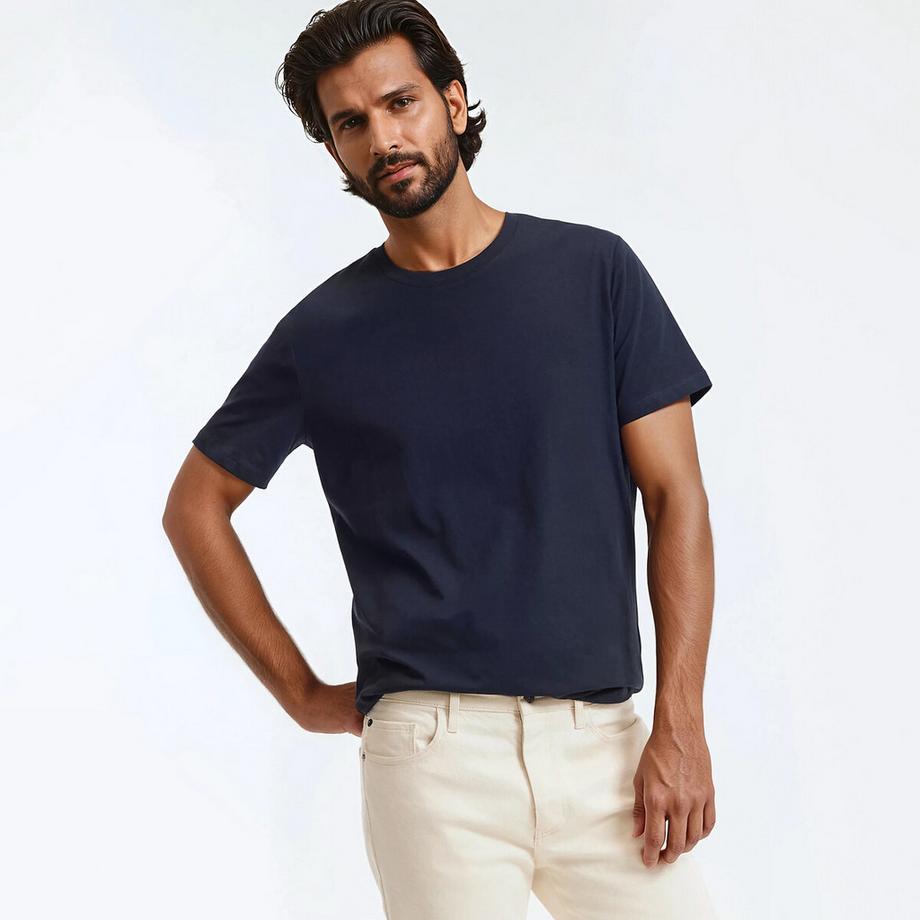La Redoute Collections T-shirt girocollo maniche corte  