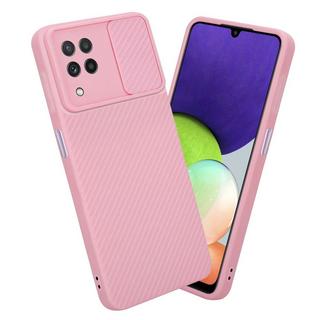 Cadorabo  Housse compatible avec Samsung Galaxy A22 4G - Coque de protection en silicone TPU flexible et avec protection pour appareil photo 