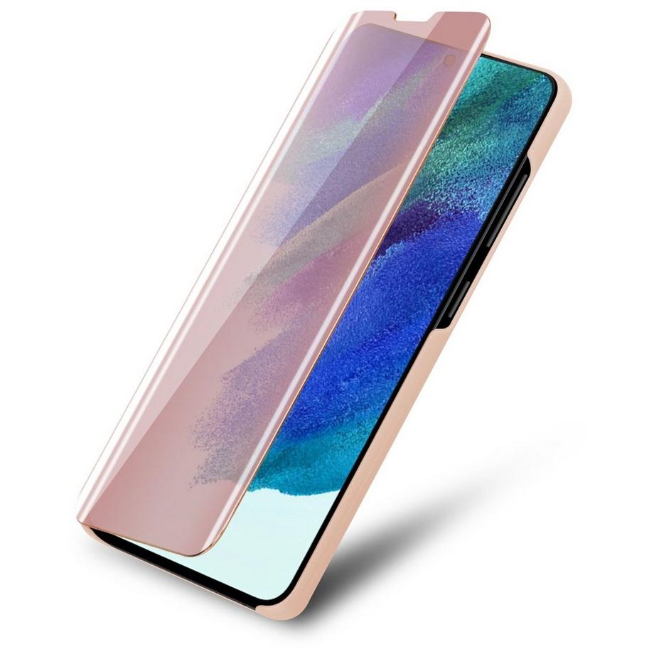 Cadorabo  Hülle für Samsung Galaxy S22 ULTRA Spiegel Standfunktion 360 Grad Schutz 