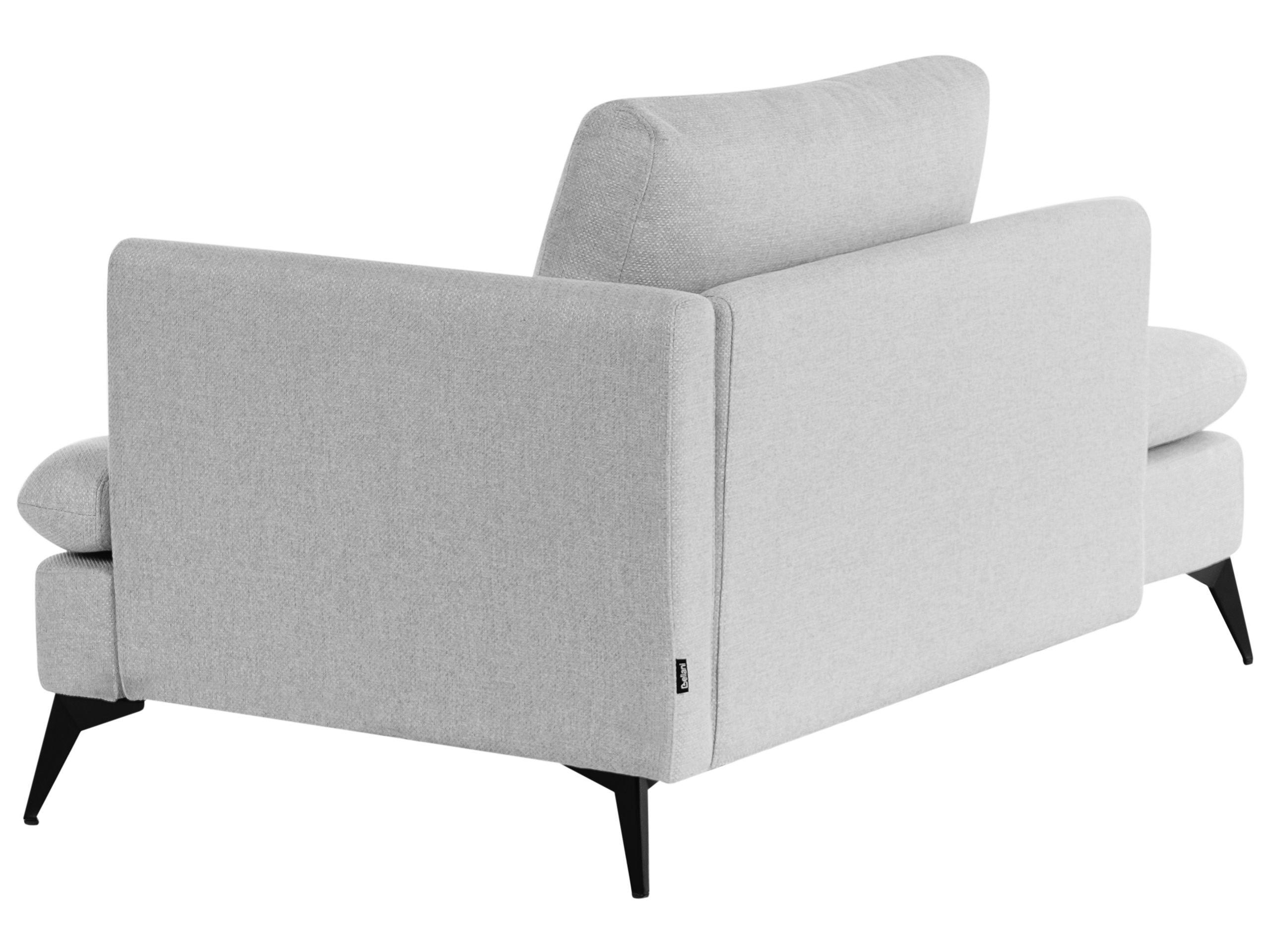 Beliani Chaise longue côté droit en Tissu Traditionnel SIEVOZ  
