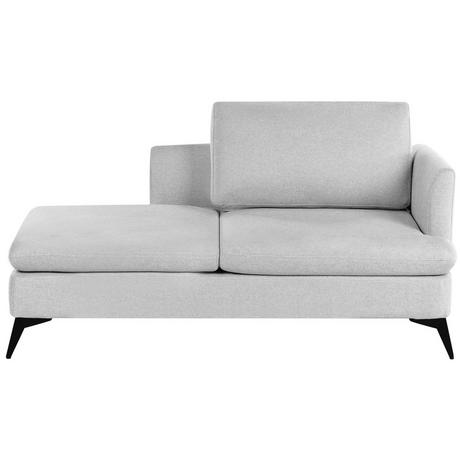 Beliani Chaise longue côté droit en Tissu Traditionnel SIEVOZ  