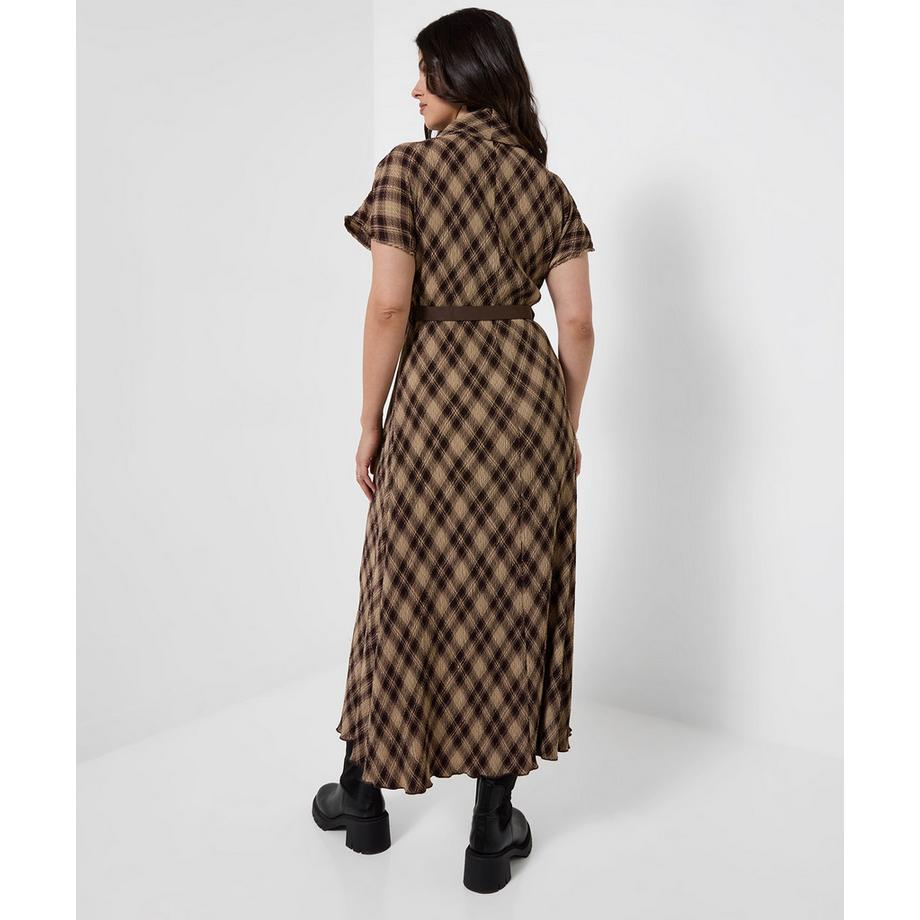 Joe Browns  Robe Longue Plissée à Col Bénitier Hallie 