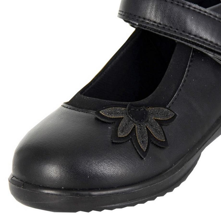 Boulevard de beauté Chaussures Mary Jane à Motif Fleur  