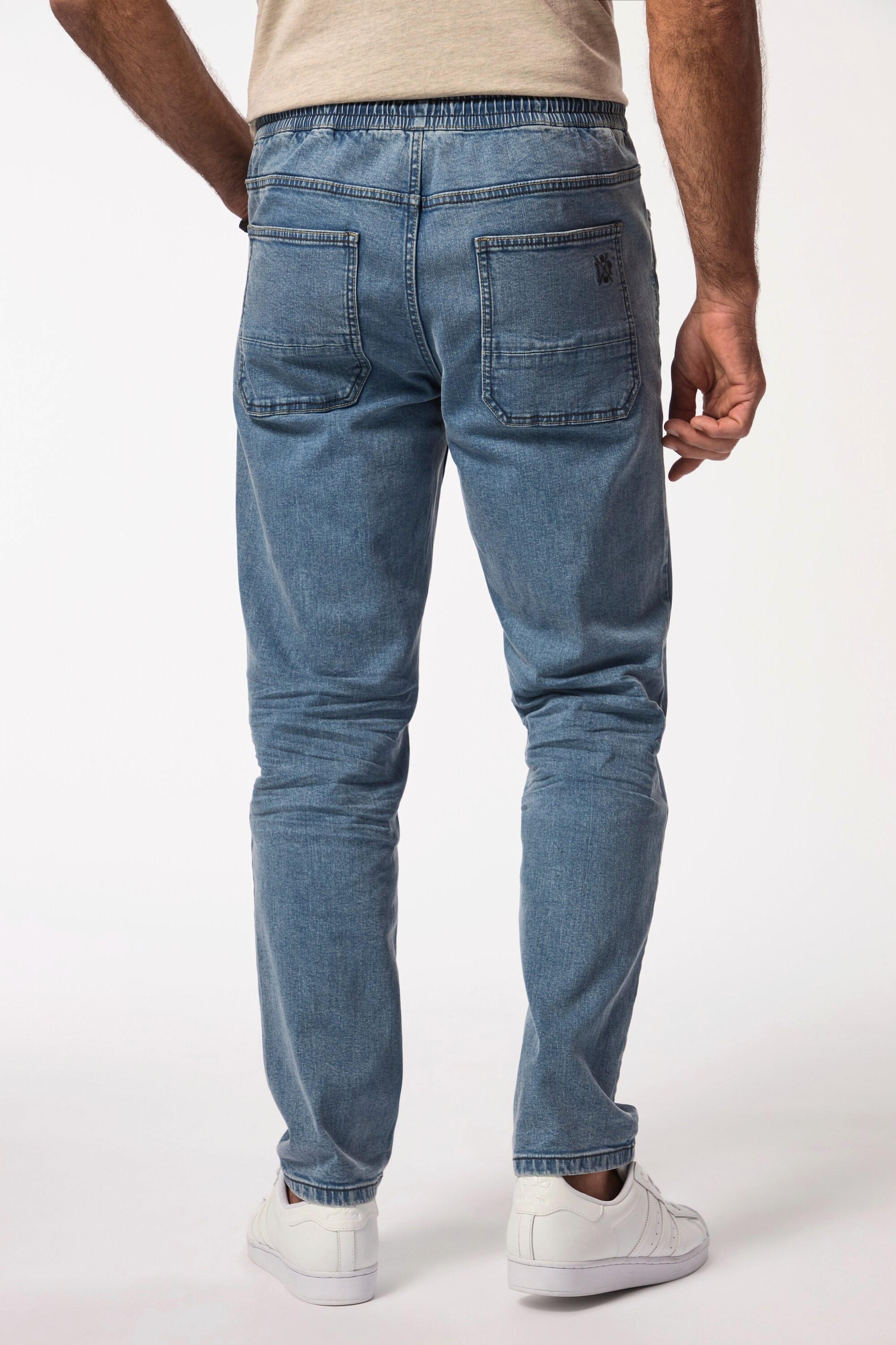 JP1880  Jeans con FLEXNAMIC®, Dirty Denim, vestibilità moderna e cinque tasche 