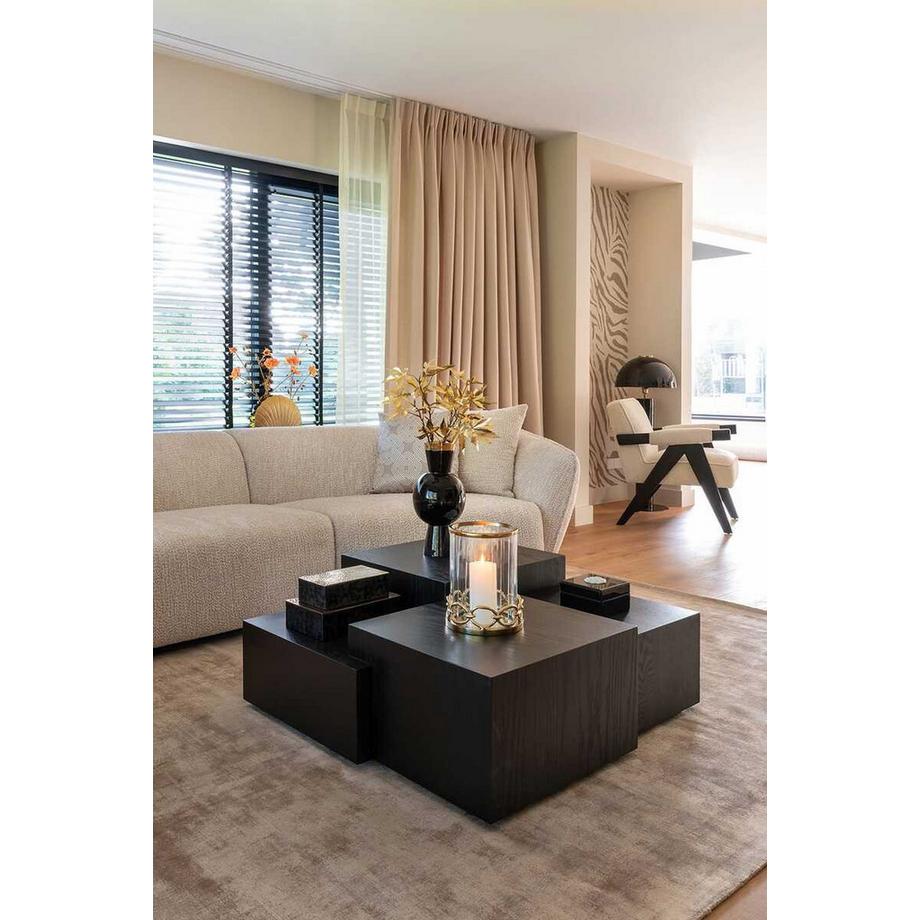 mutoni Couchtisch Lennox Dark Coffee 100x100  