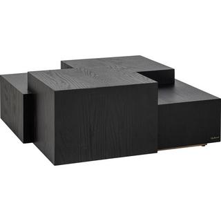 mutoni Table basse Lennox Café Foncé 100x100  