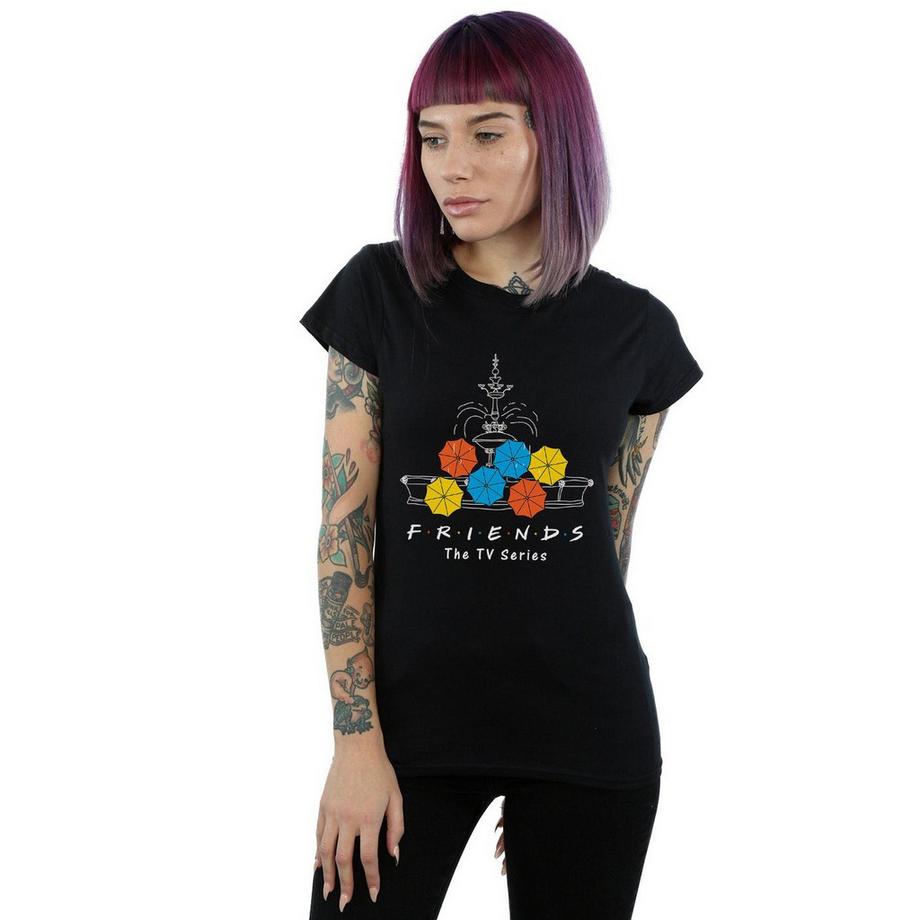 Friends Fountain Umbrellas T-Shirt  