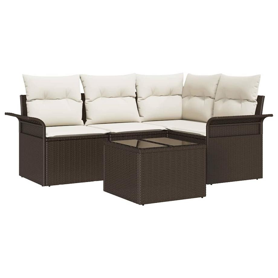 Set Divano da Giardino Polyrattan