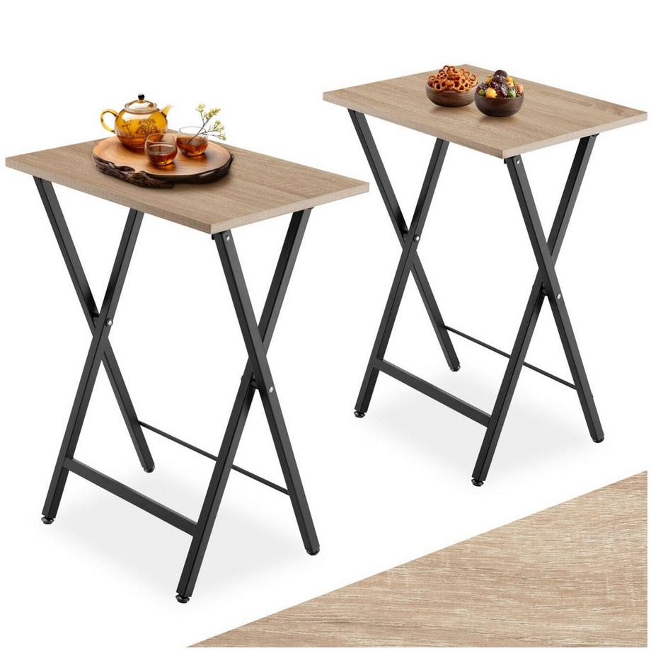 2er Set Beistelltische Phoenix  klappbar Industrial Style