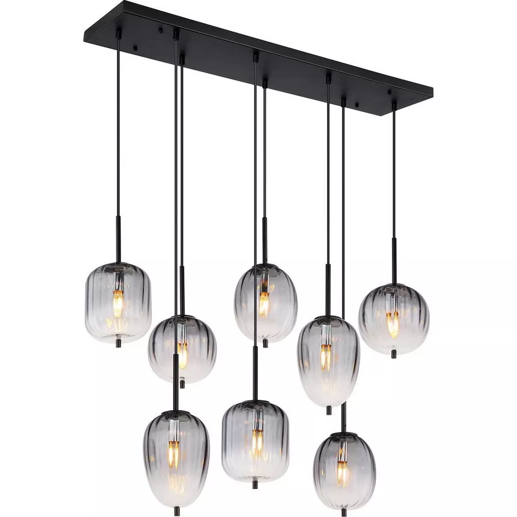mutoni light – Hängeleuchte Attila Metall matt 8xE14, One Size