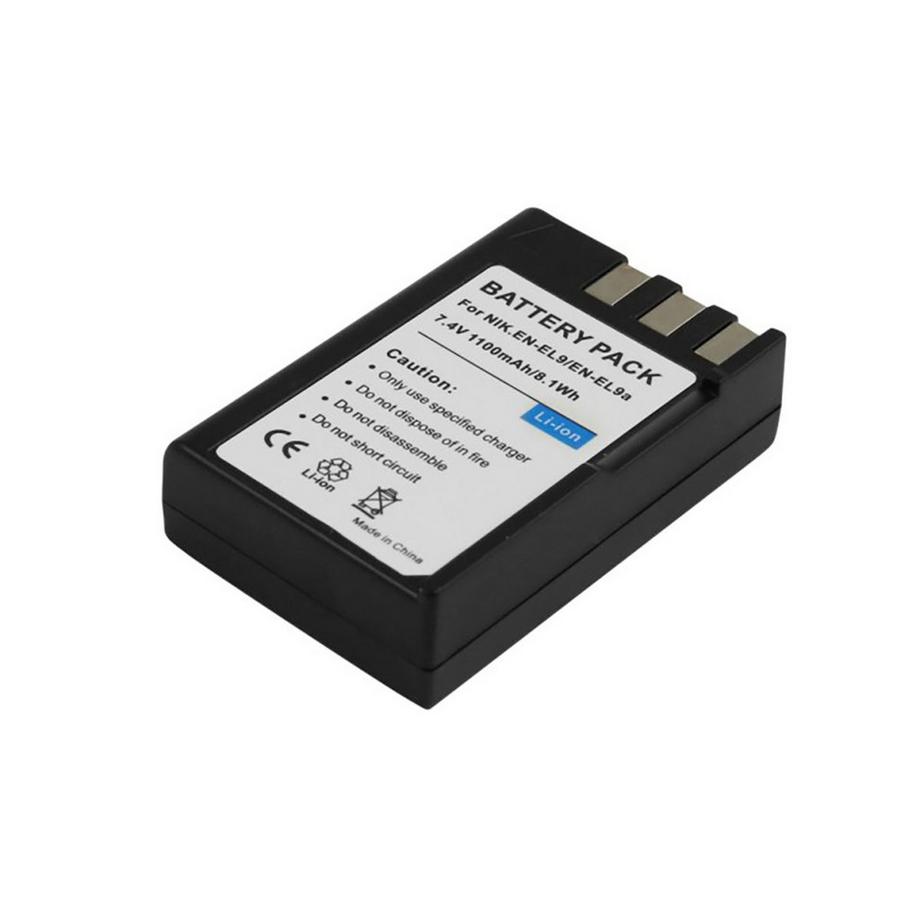 Avizar  Nikon D3000 7.4V Batteria per fotocamera 1100mAh EN-EL9 Compatibile 