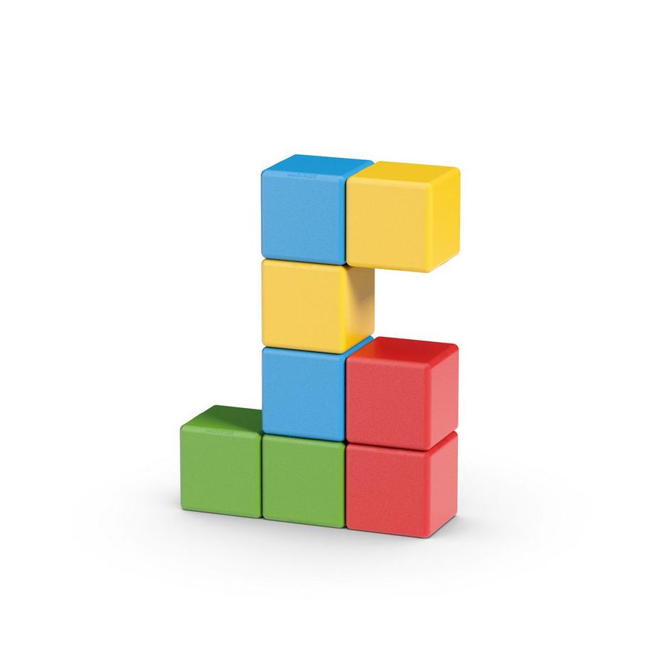Geomag  Magicube Full Color Recycled Magnetische Bouwblokken 8-delig 