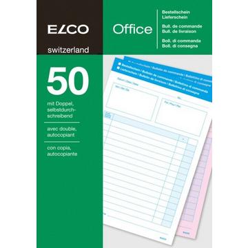 ELCO Bestellung/Lieferschein A5 74593.19 60g 50x2 Blatt