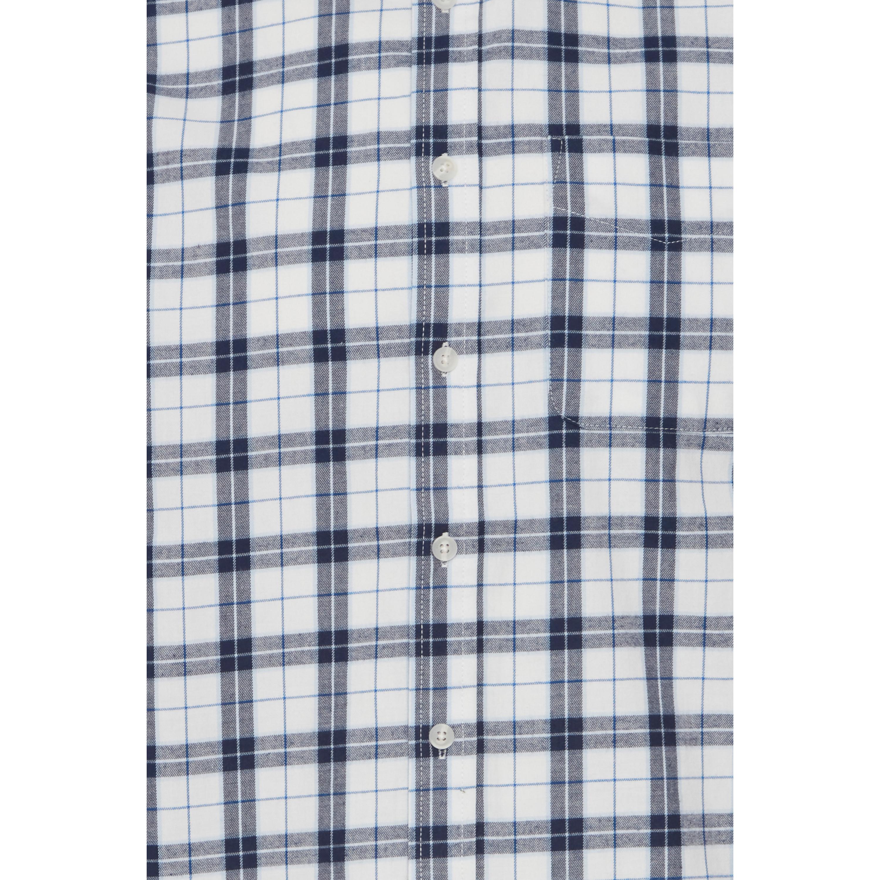 Blend Langarm Kariertes Slim Fit Hemd  