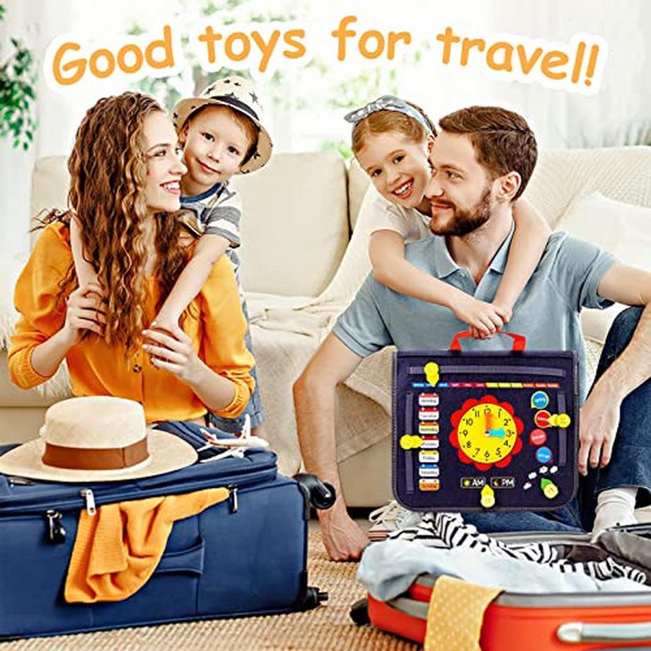 Activity-board  Busy Board für Kleinkinder 4-Schichten, Aktivität Bord, Spielzeug Baby Junge, pädagogische sensorische Spielzeug, motorische Fähigkeiten Bord, Kleinkind Lernen 