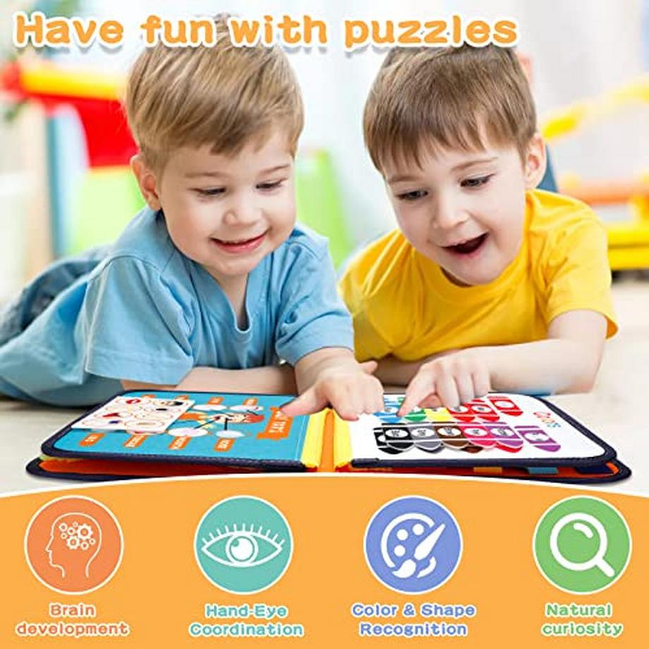 Activity-board  Busy Board für Kleinkinder 4-Schichten, Aktivität Bord, Spielzeug Baby Junge, pädagogische sensorische Spielzeug, motorische Fähigkeiten Bord, Kleinkind Lernen 