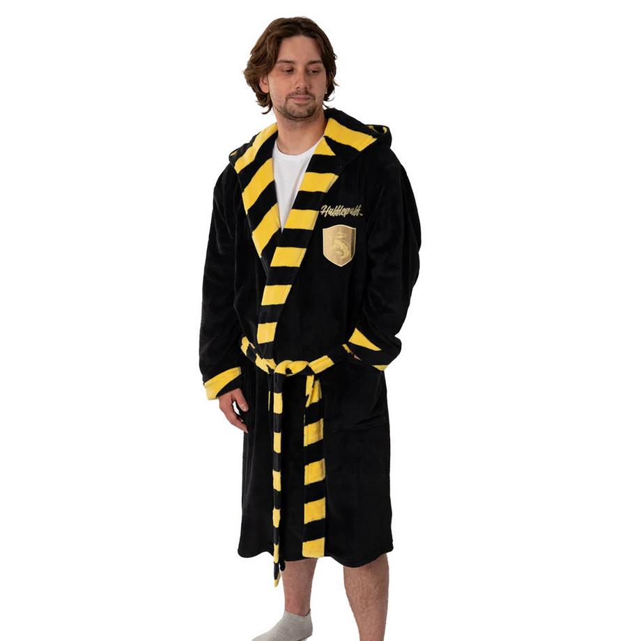 Harry Potter  Hufflepuff Morgenmantel  , mit Kapuze 