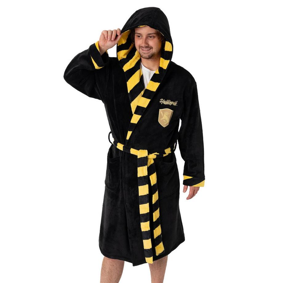 Hufflepuff Morgenmantel  , mit Kapuze