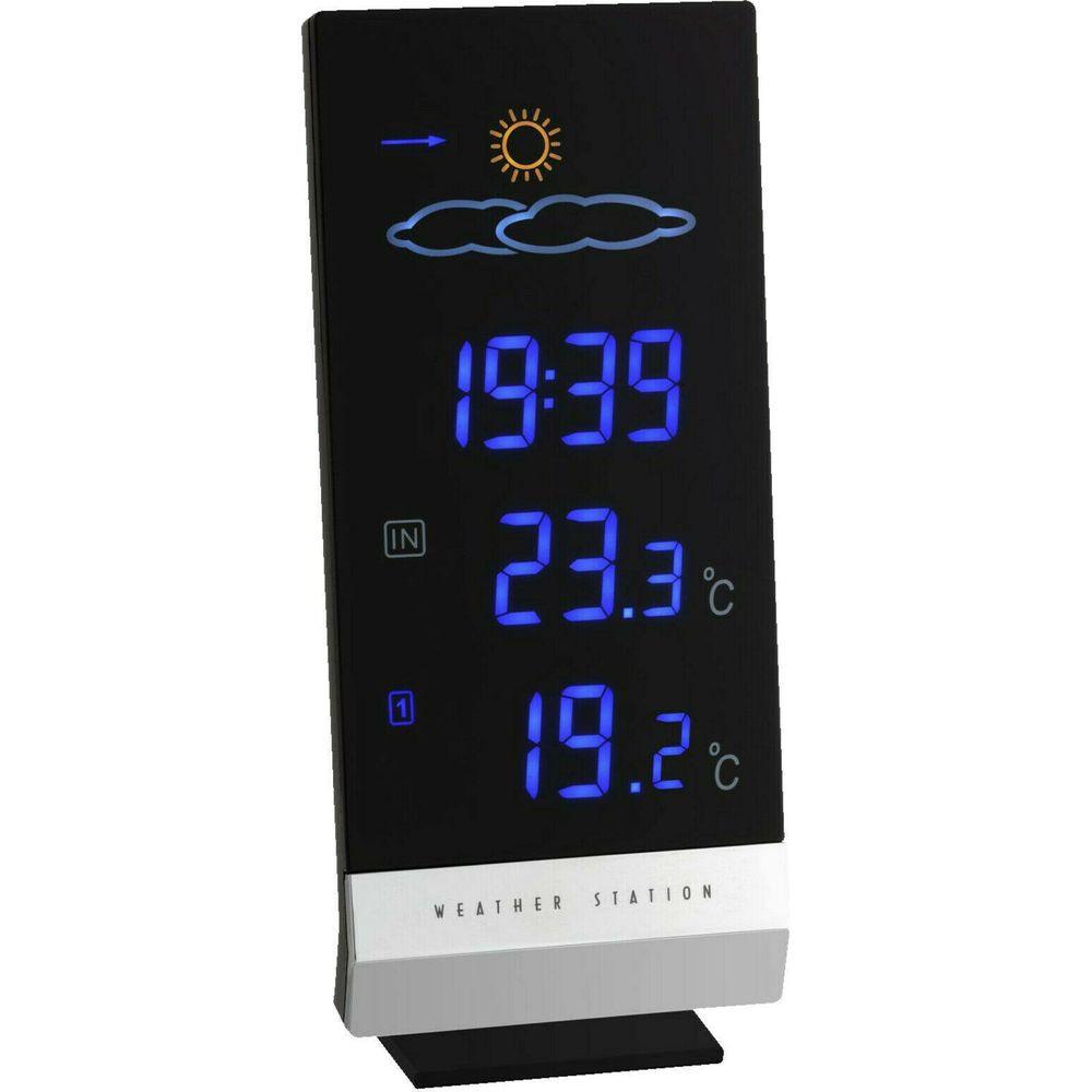 TFA TFA-Dostmann 35.1093 stazione meteorologica digitale Nero, Argento  