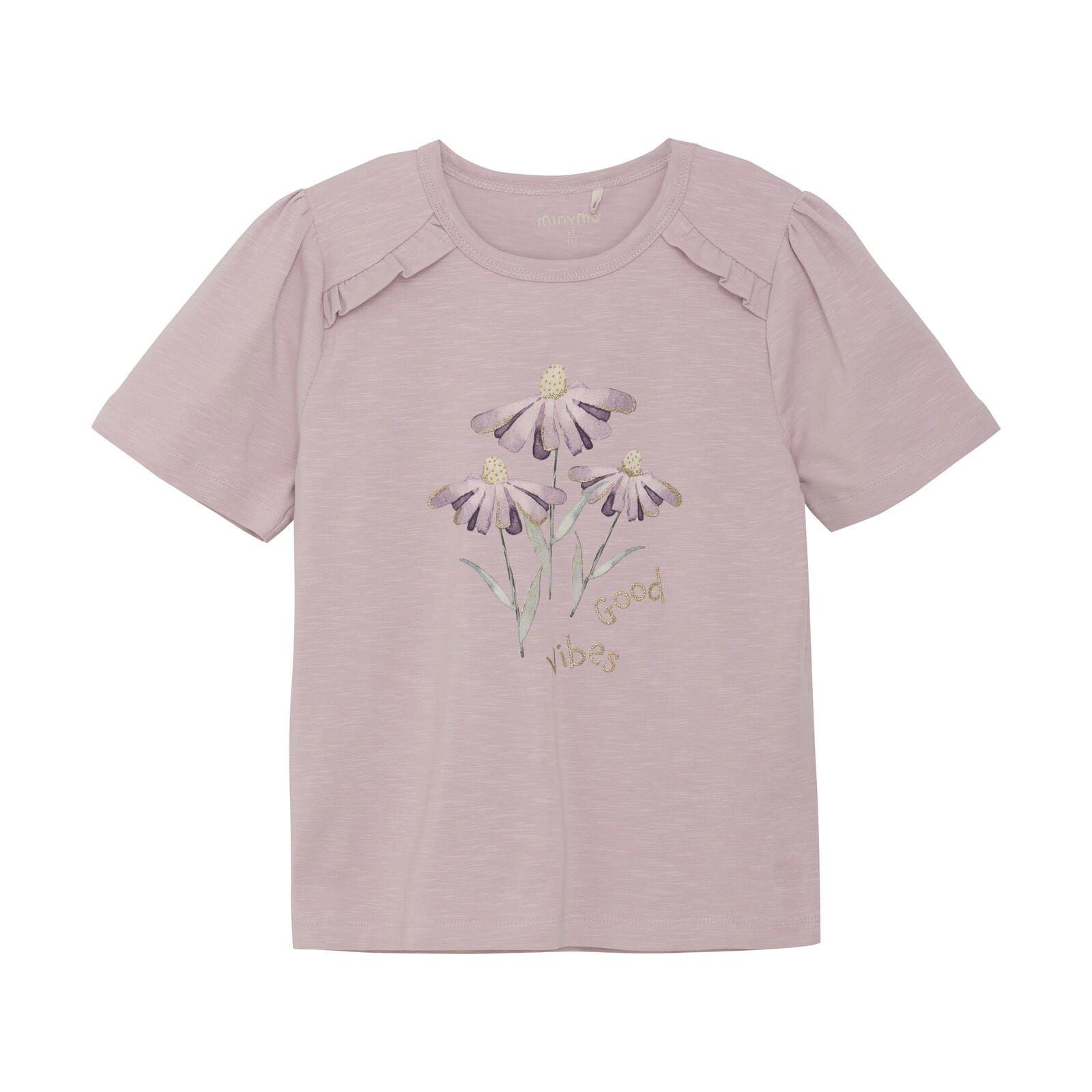 Minymo  Mädchen T-Shirt Burnished Lilac 