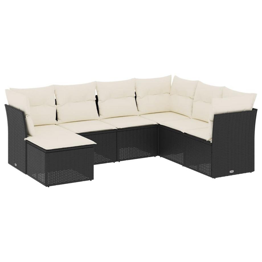 set divano da giardino Polirattan