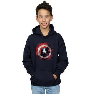 MARVEL  Avengers Captain America Art Shield Kapuzenpullover 