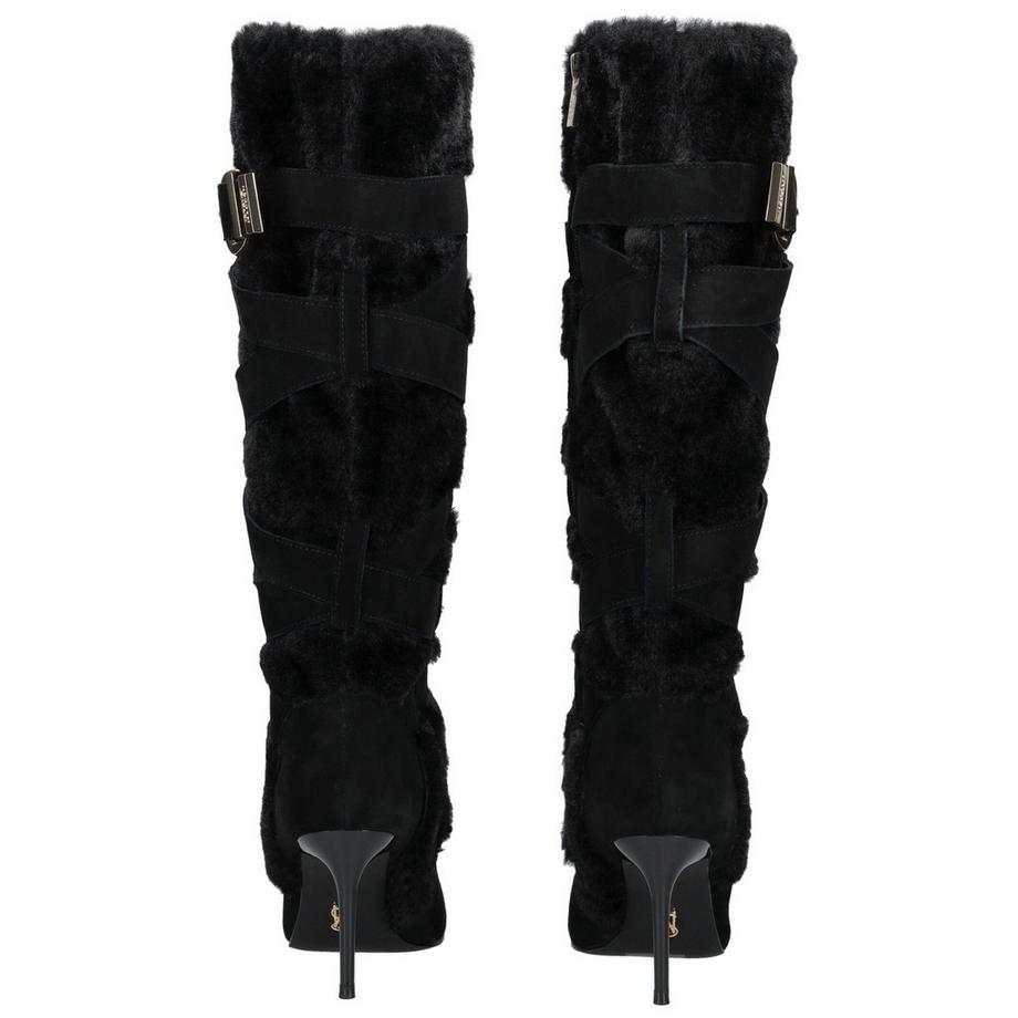 STEVE MADDEN Bottes mi-mollet avec fausse fourrure et sangle à boucle  