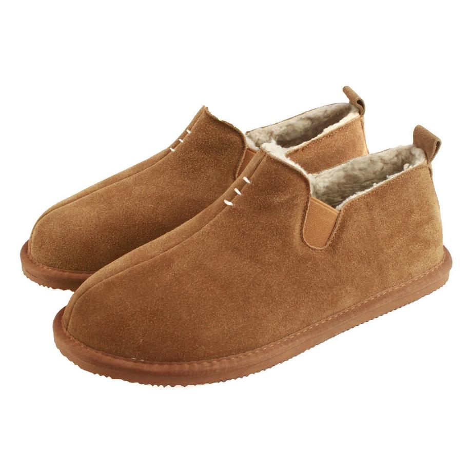 HausschuhStiefel David, Wildleder