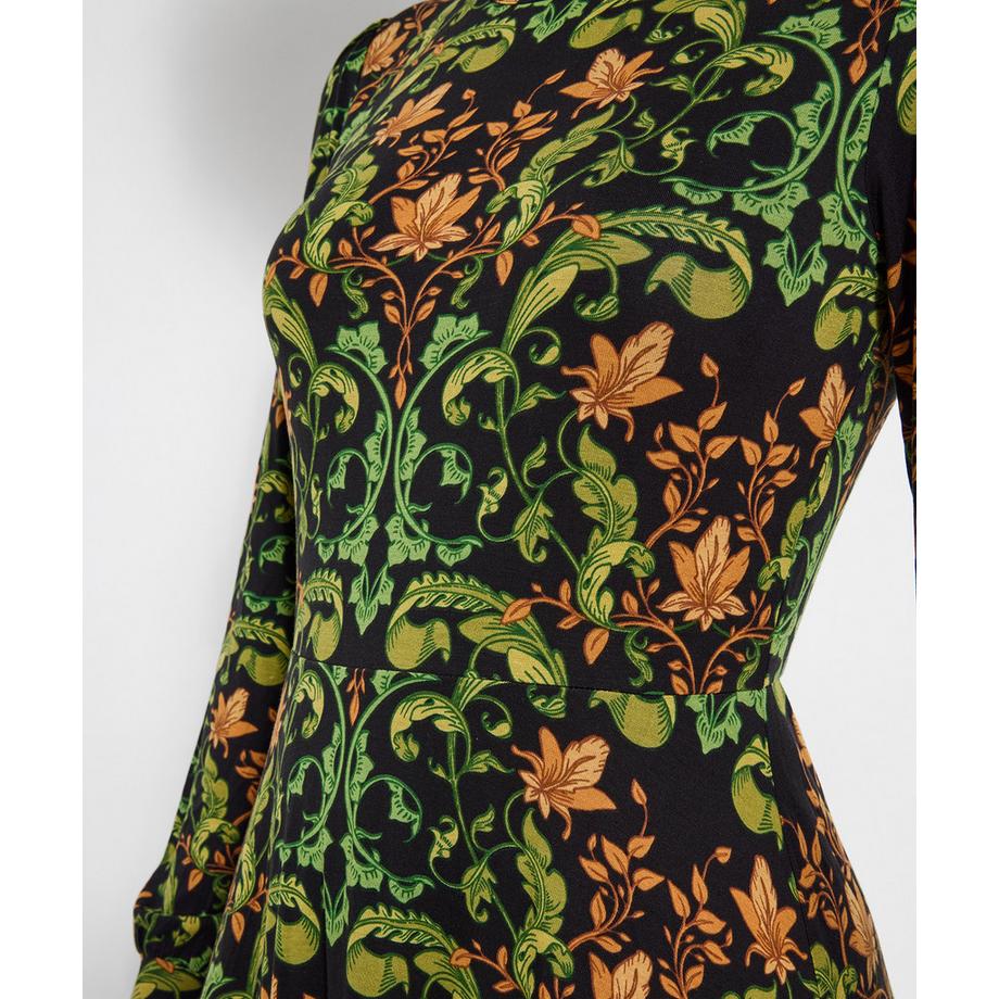 Joe Browns Robe en jersey imprimé feuillage  