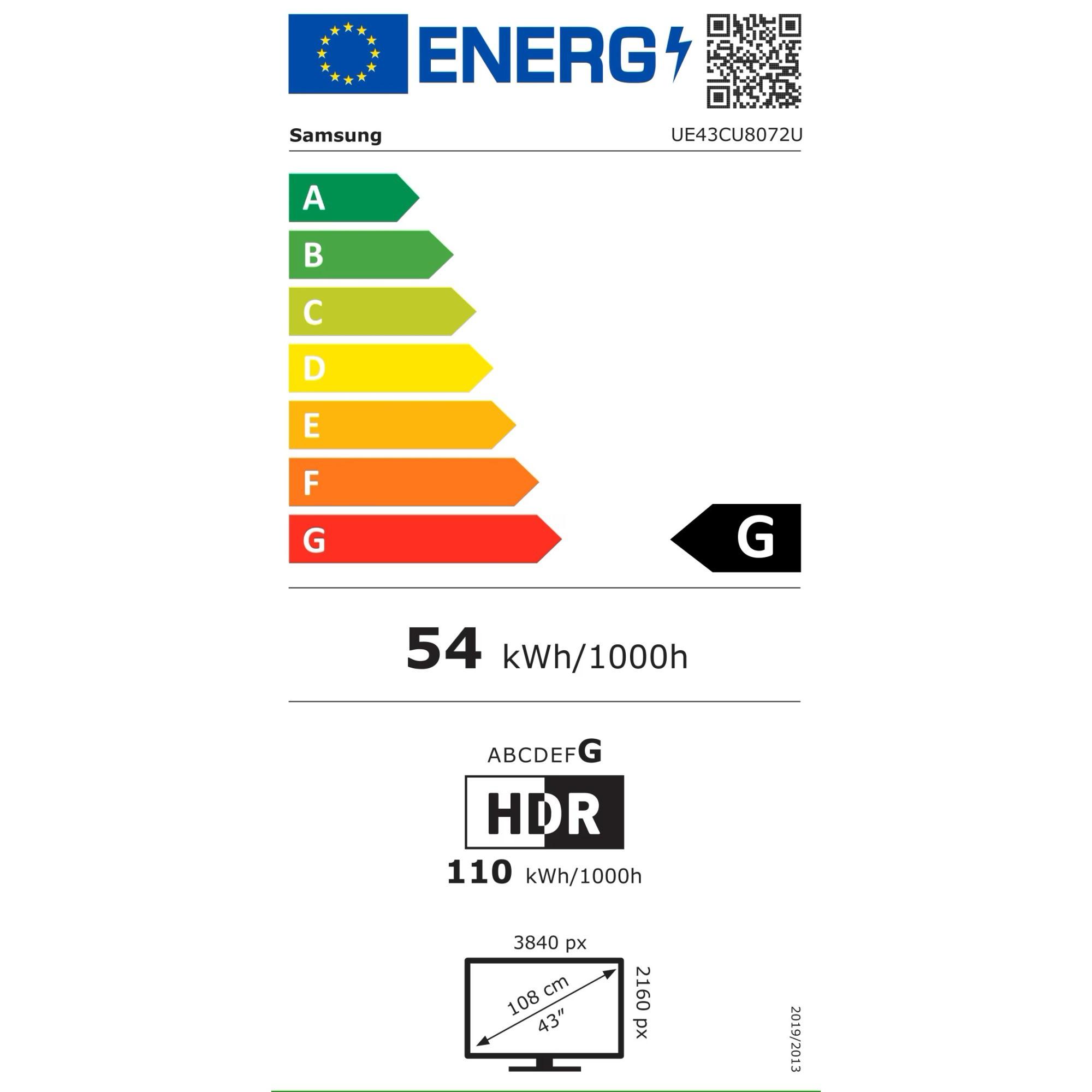 SAMSUNG  UE43DU8072UXX 