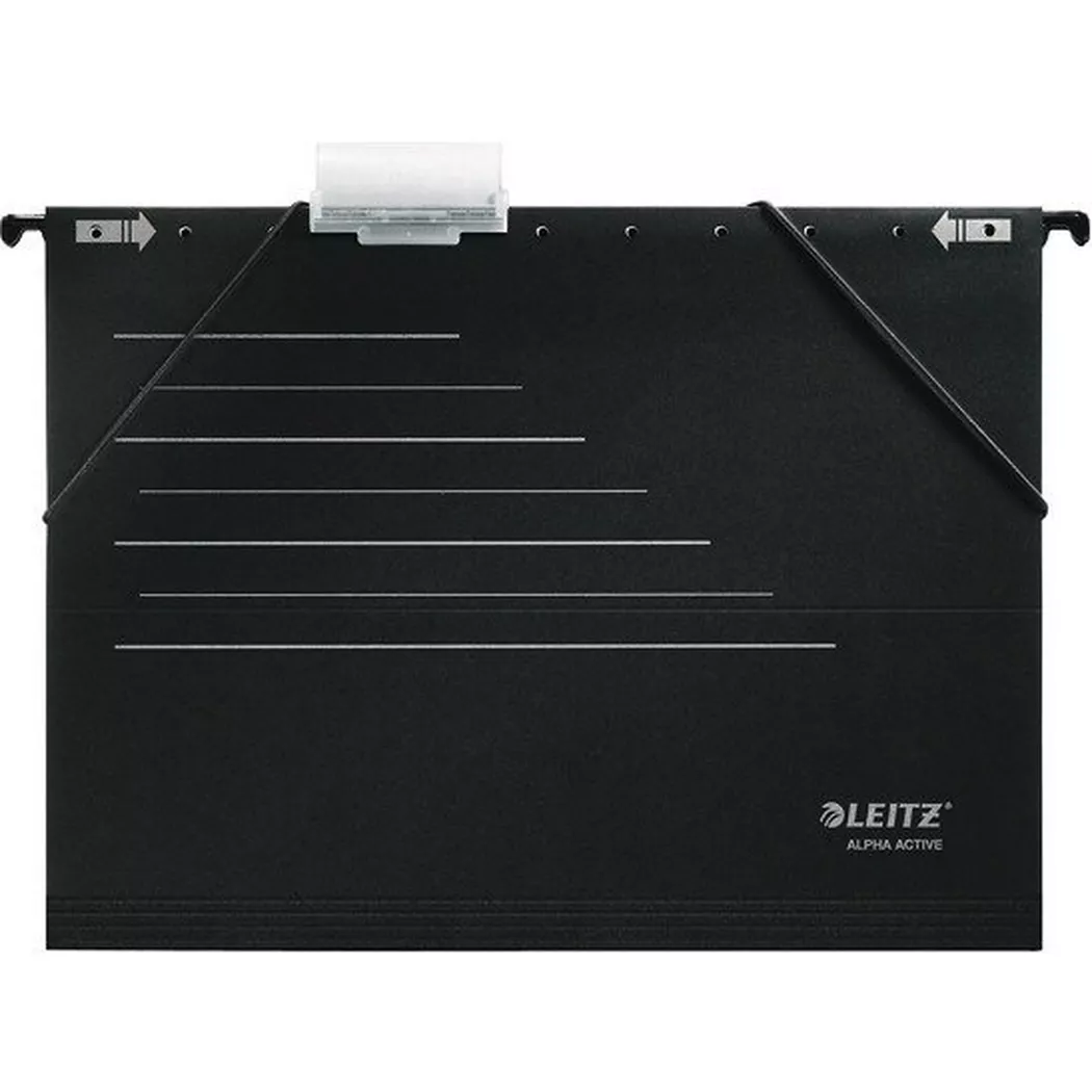 Leitz – Hängemappe Alpha A4 19253095 schwarz 5 Stück, One Size