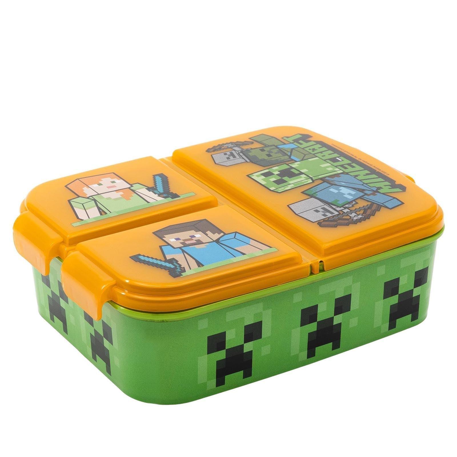 Stor Minecraft Alex & Steve - Lunchbox mit Fächern  