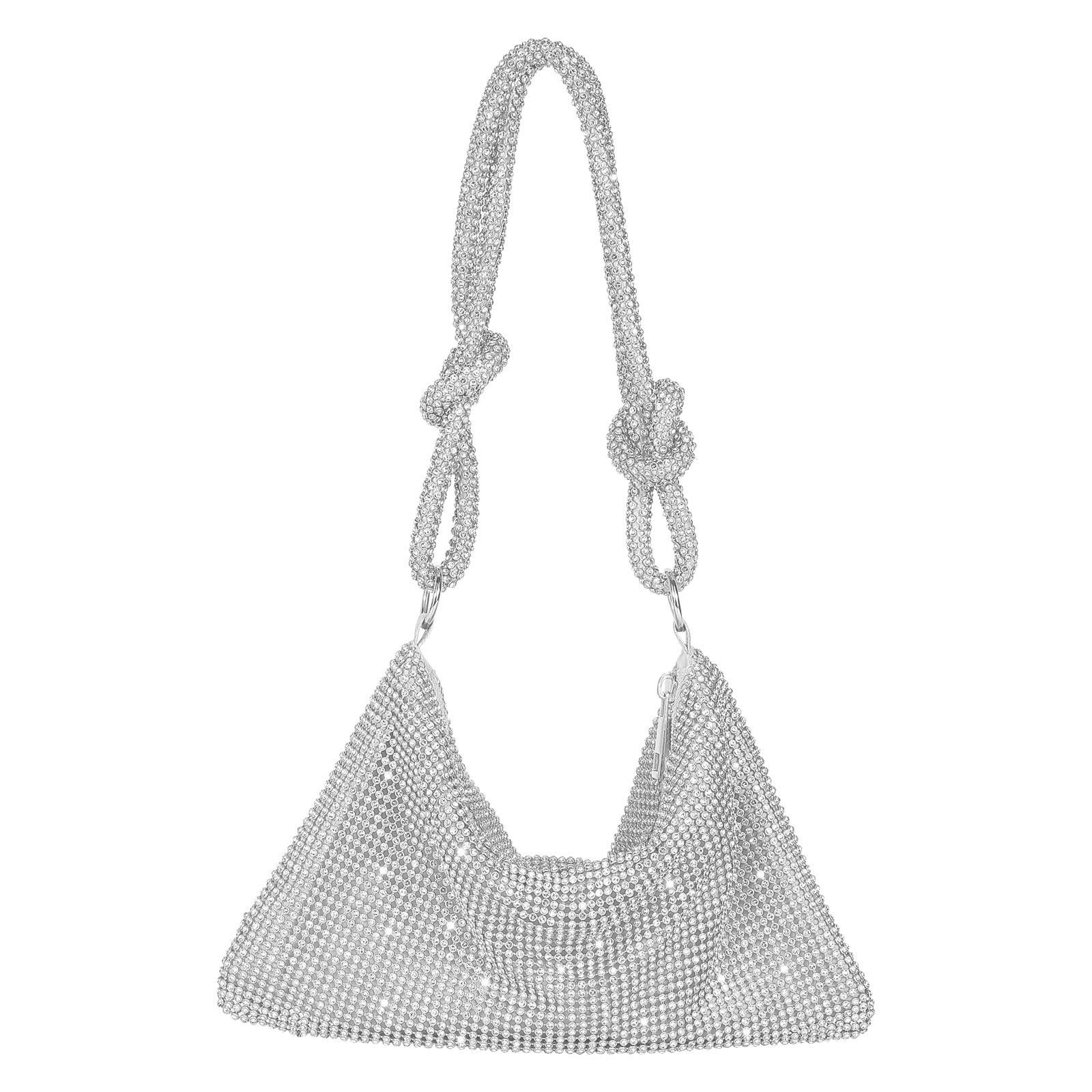 Only-bags.store Sac de soirée sac à bandoulière petit sac à main à paillettes sac à bandoulière sac à chaîne pour mariage soirée disco Sac de soirée sac à bandoulière petit sac à main à paillettes sac à bandoulière sac à chaîne pour mariage soirée disco 